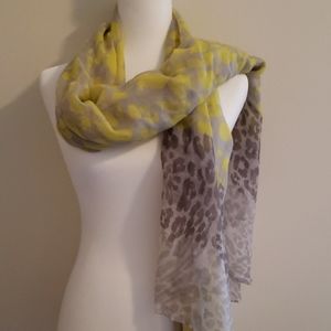 Cheetah print scarf